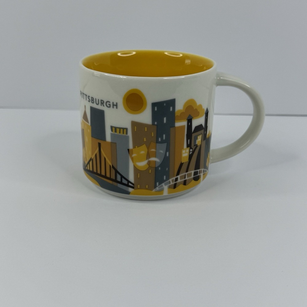 Starbucks Pittsburgh You Are Here Collection Mug 14 oz 2013